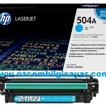 HP 504A-CE251A Mavi Orijinal Mavi Kutu C Grade Toner