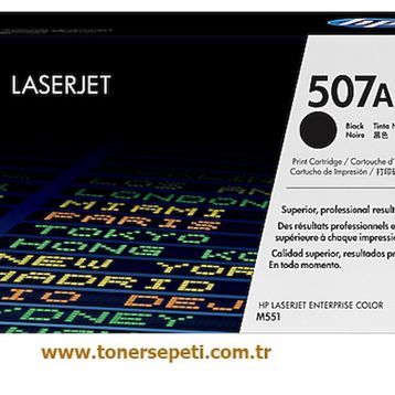 HP 507A-CE400A Siyah Orjinal Toner