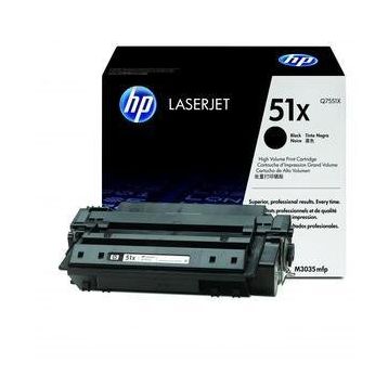 HP 51X-Q7551X Siyah Yüksek Kapasiteli Orijinal Toner