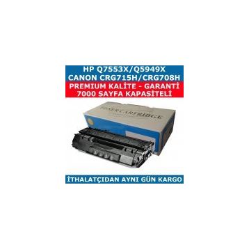 HP 53X-Q7553X-49X-Q4959X CRG715H-CRG708H Uyumlu Toner