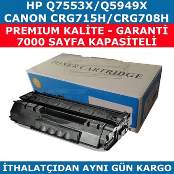 HP 53X-Q7553X-49X-Q4959X CRG715H-CRG708H Uyumlu Toner