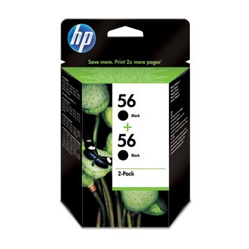 HP 56 C9502AE Siyah 2'li Kartuş