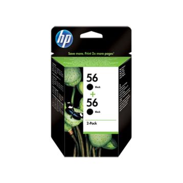 HP 56 C9502AE Siyah 2'li Kartuş
