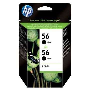 HP 56 C9502AE Siyah 2'li Kartuş