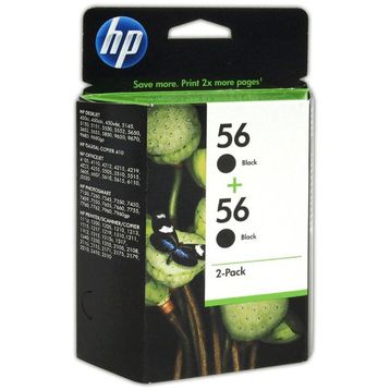 HP 56 C9502AE Siyah 2'li Kartuş
