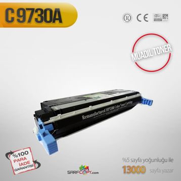 HP 645A-C9730A Siyah Muadil Toner
