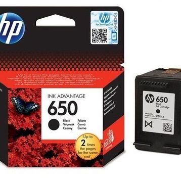 HP 650 Siyah Kartuş