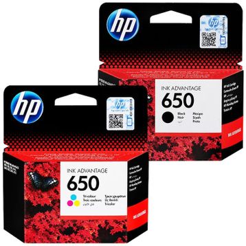 HP 650 Siyah-Renkli Kartuş Seti