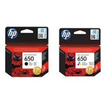 HP 650 Siyah-Renkli Kartuş Seti