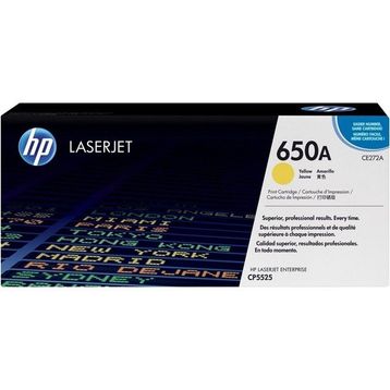 HP (650A) CE272A Sarı Orjinal Toner