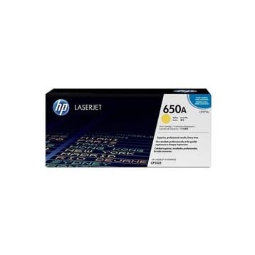 HP (650A) CE272A Sarı Orjinal Toner