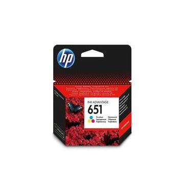 HP 651-C2P11AE Renkli Orjinal Kartuş
