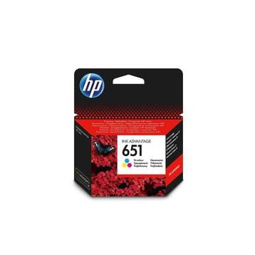 HP 651-C2P11AE Renkli Orjinal Kartuş