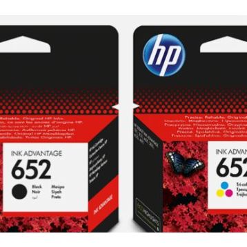 HP 652 Siyah Renkli Orijinal Seti