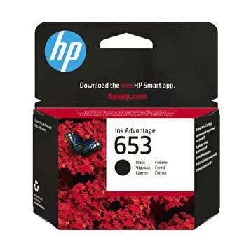 HP 653-3YM75AE Siyah Orijinal Kartuş