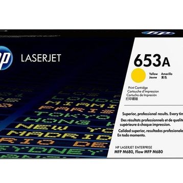 HP 653A Sarı Mürekkep Kartuş