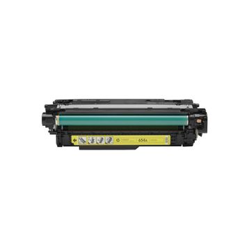 HP 654A-CF332A Sarı Muadil Toner
