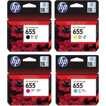 HP 655 4'lü Orjinal Kartuş Seti