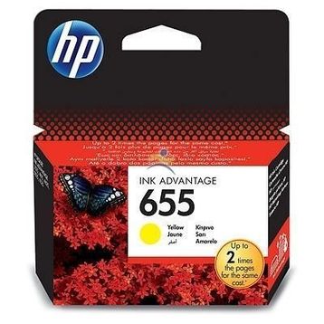HP 655 Sarı CZ112AE Kartuş