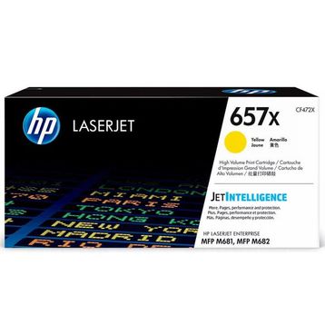 HP 657X-CF472X Sarı Yüksek Kapasiteli Orijinal Toner