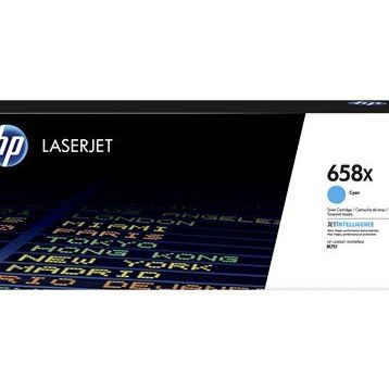 HP 658X-W2001X Mavi Orjinal Toner