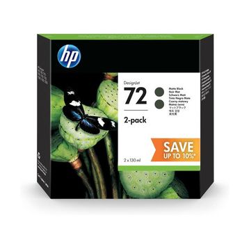 HP 72-P2V33A Mat Siyah 2'li Kartuş
