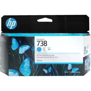 HP 738-498N5A Mavi Orijinal Kartuş