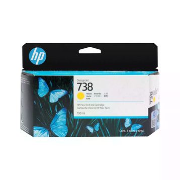 HP 738-498N7A Sarı Orijinal Kartuş