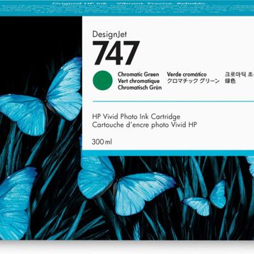 HP 747-P2V84A Kromatik Yeşil Kartuş