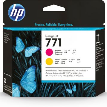 HP 771-CE018A Sarı Kırmızı Orijinal Baskı Kafası