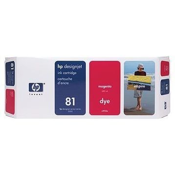 HP 81-C4932A Kırmızı Kartuş