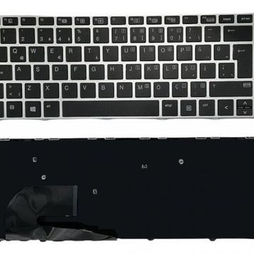Hp 819877-141 Y3C06EA Notebook TR Siyah Uyumlu Klavye