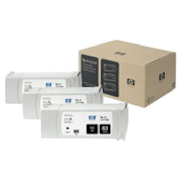 HP 83 C5072A Siyah 3'lü Kartuş