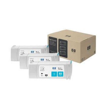 HP 83 C5073A Mavi 3'lü Kartuş