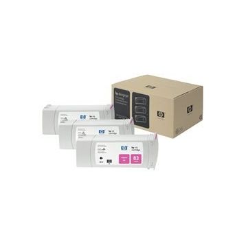 HP 83 C5074A Kırmızı 3'lü Kartuş