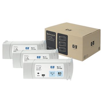 HP 83 C5076A Açık Mavi 3'lü Kartuş