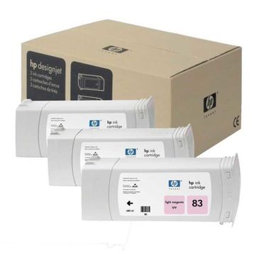 HP 83 C5077A Açık Kırmızı 3'lü Kartuş