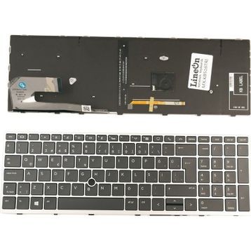 HP 850 G5 855 G5 Elitebook Notebook Klavye