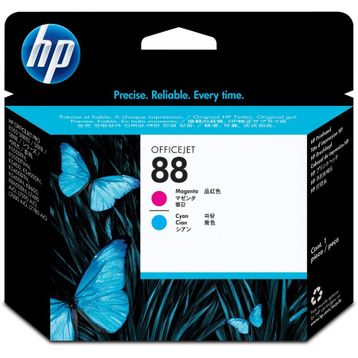 HP 88 C9382A K5400 Kırmızı ve Mavi Orjinal Baskı Kafası Kartuşu