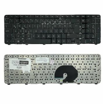 HP 90.4RN07.P01 90.4RN07.S1D Siyah Uyumlu Notebook Klavye