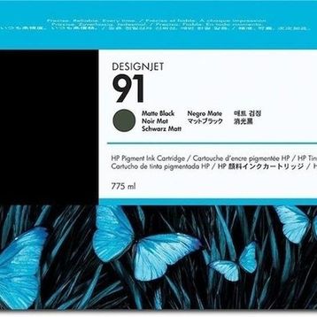 HP 91-C9464A Mat Siyah Orjinal Kartuş