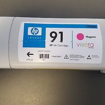 HP 91-C9468A Kırmızı Kutusuz Kartuş