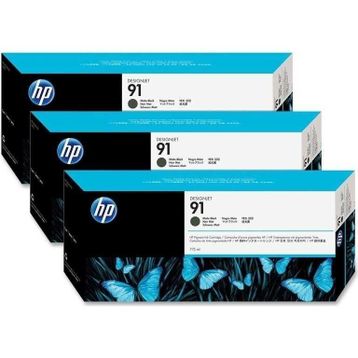 HP 91 C9480A Mat Siyah 3'lü Kartuş
