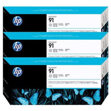 HP 91 C9482A Açık Gri 3'lü Kartuş