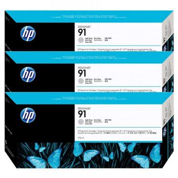 HP 91 C9482A Açık Gri 3'lü Kartuş