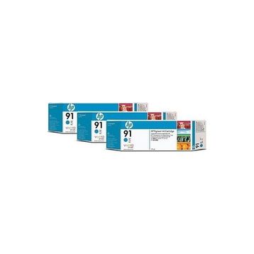 HP 91 C9483A Mavi 3'lü Kartuş