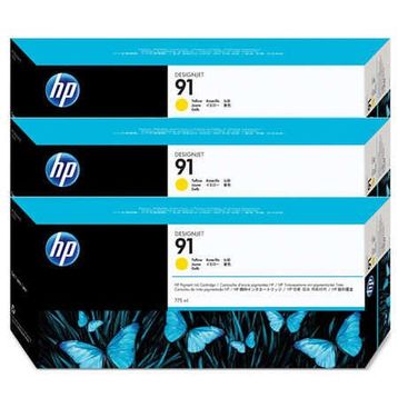 HP 91-C9485A Inkjet Sarı 3'lü Kartuş