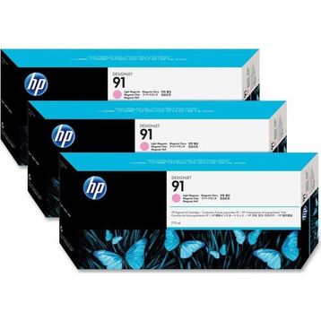 HP 91 C9487A Açık Kırmızı 3'lü Kartuş
