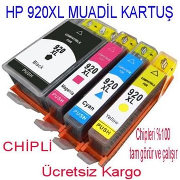HP 920XL CD974A Sarı Kartuş