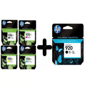 HP 920XL Set ve 920 Siyah Orijinal Kartuş